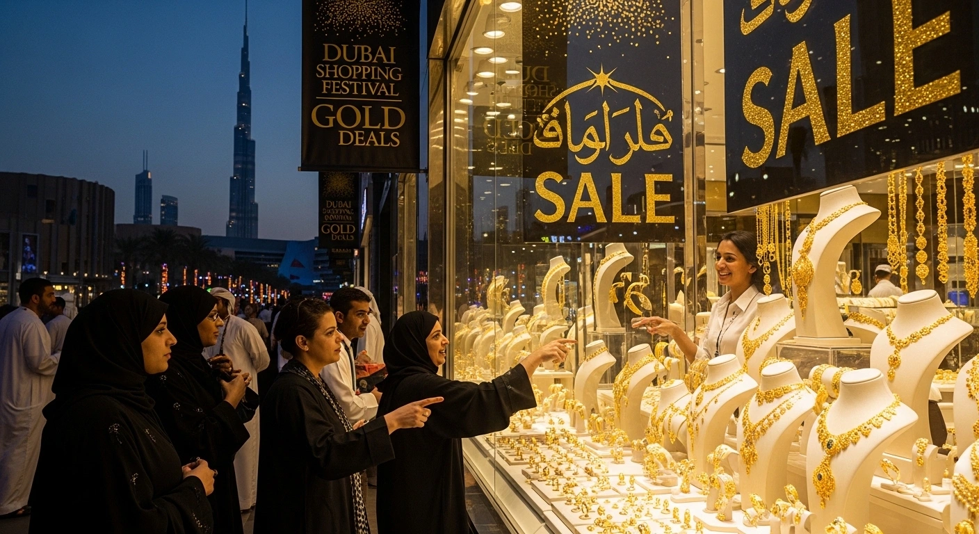 Dubai Shopping Festival gold deals