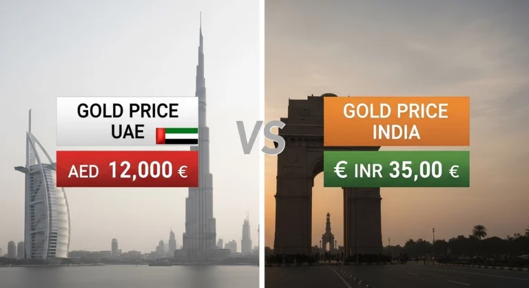 Gold Price UAE vs India