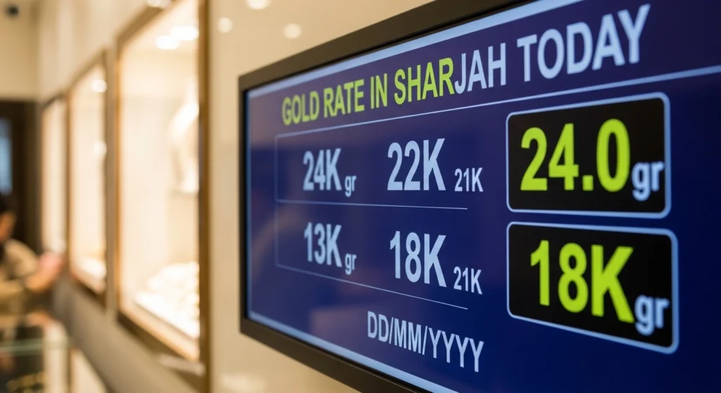 AED to INR gold rate