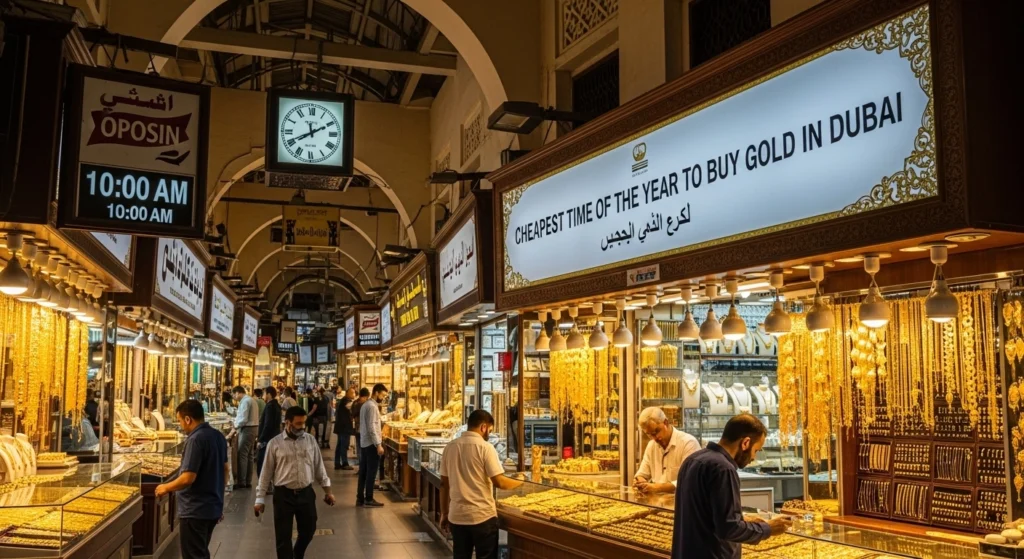 Cheapest Time of the Year to Buy Gold in Dubai