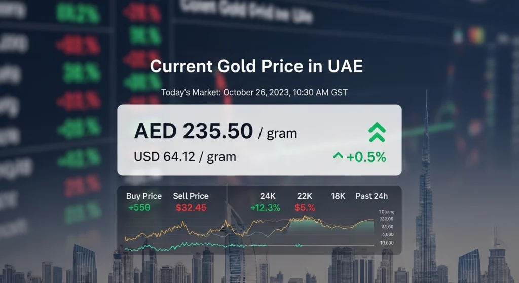 Current Gold Price in UAE Snapshot of Today’s Market