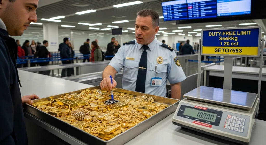 How much gold can you carry from Dubai
