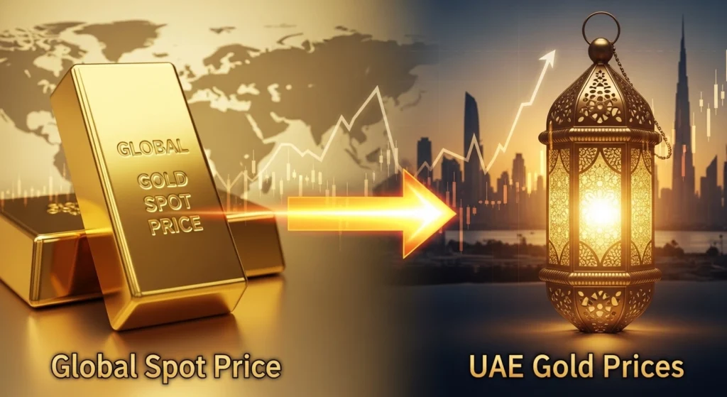 Global Gold Spot Price The Primary Driver of UAE Gold Prices