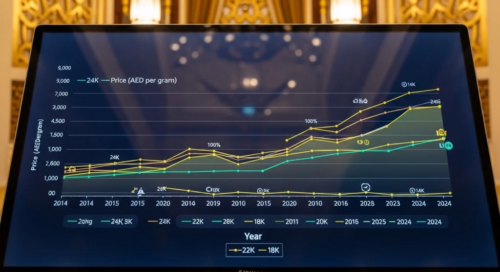 Gold Price Trends in UAE Over the Last 10 Years