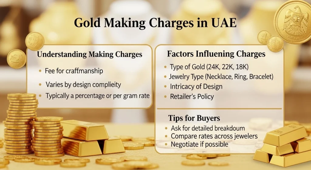 Gold making charges in UAE explained