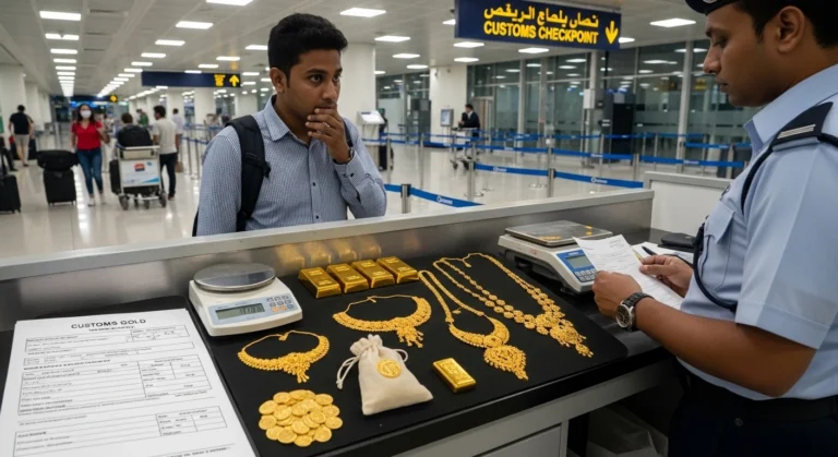How much gold can you carry from Dubai to India