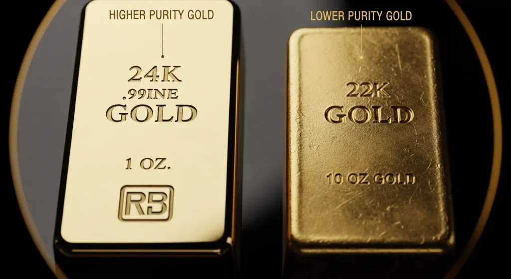 Real Example of Gold Rate Difference